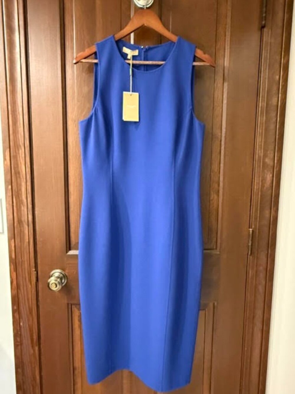 Michael Kors Collection NWT Italy Wool Crepe Midi Dress 14